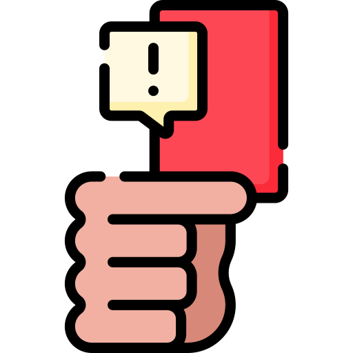 Red card Special Lineal color icon