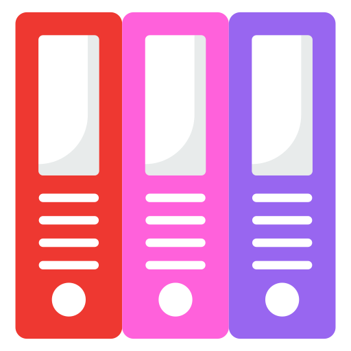archivos Generic color fill icono