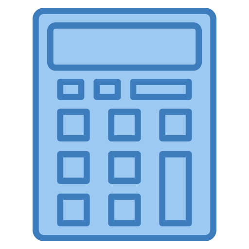 calcolatrice Generic color lineal-color icona