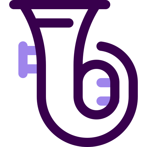 tuba Generic color outline icona