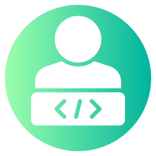 programista Generic gradient fill ikona