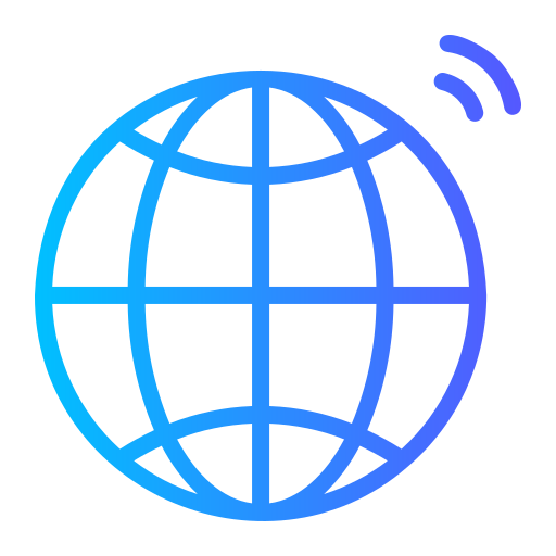 Wireless internet Generic gradient outline icon