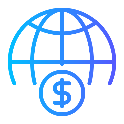 mundial Generic gradient outline icono