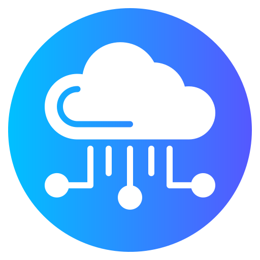 cloud-computing Generic gradient fill icoon