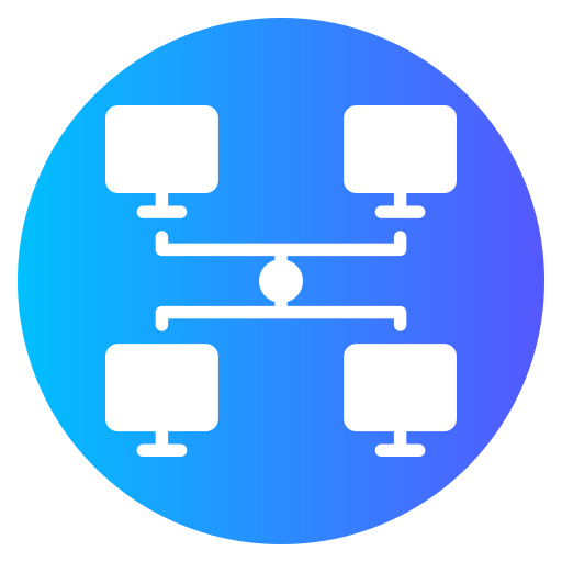 컴퓨터 네트워크 Generic gradient fill icon