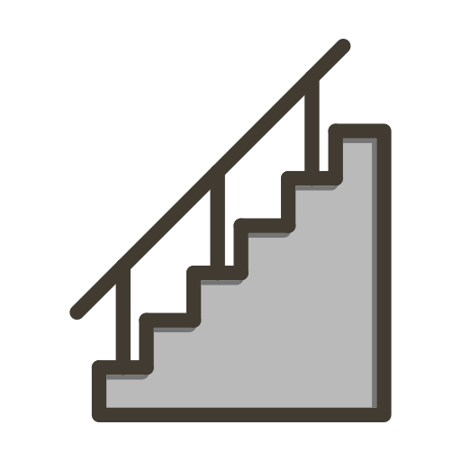 escaleras Generic color lineal-color icono