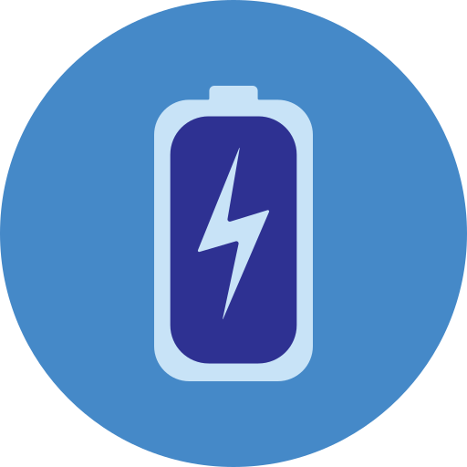 Battery bolt Generic color fill icon