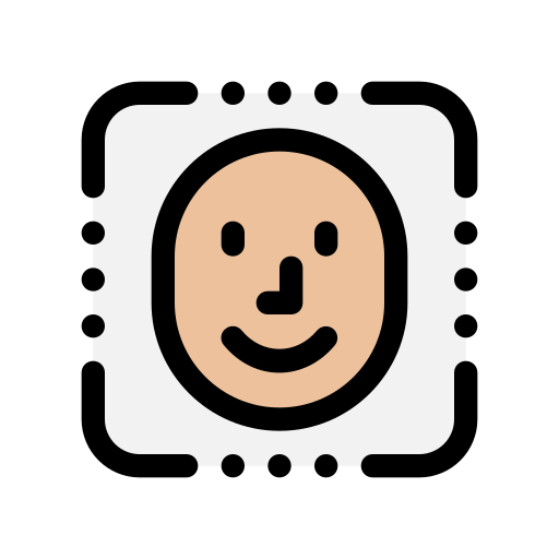 Face recognition Generic color lineal-color icon