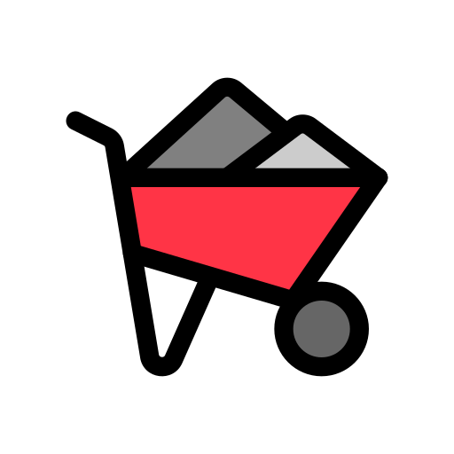 kruiwagen Generic color lineal-color icoon