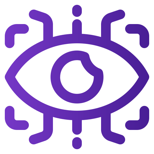 Eye scan Generic black outline icon