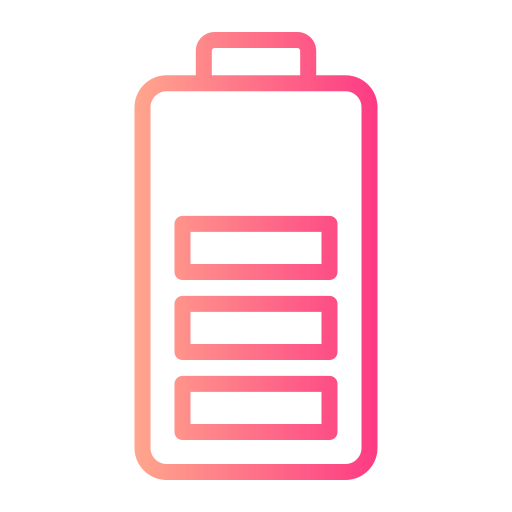 Средняя батарея Generic gradient outline иконка