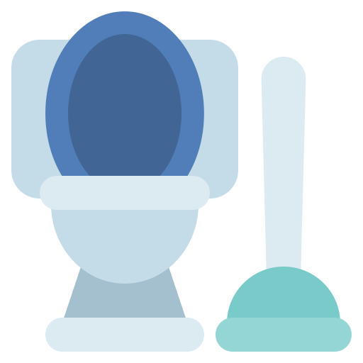 toaleta Generic color fill ikona