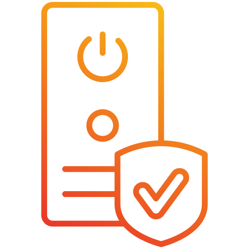 la sicurezza dei dati Generic gradient outline icona