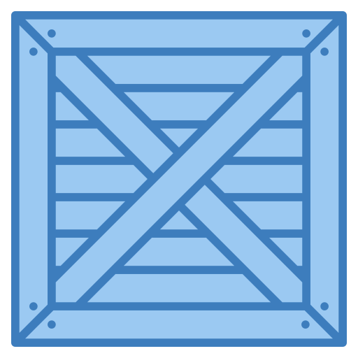 Crate Generic color lineal-color icon