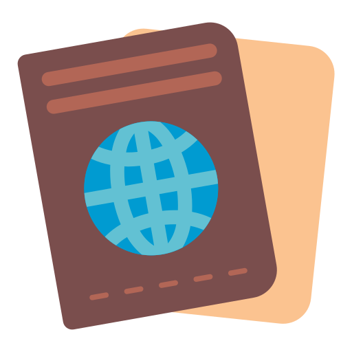 paszport Generic color fill ikona