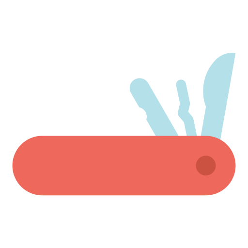 Швейцарский армейский нож Generic color fill иконка