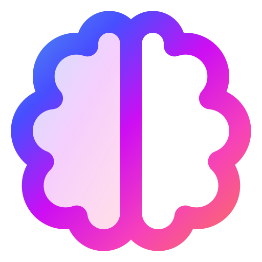 cervello Generic gradient lineal-color icona