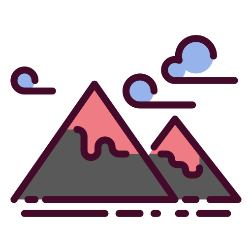 montagnes Generic color lineal-color Icône