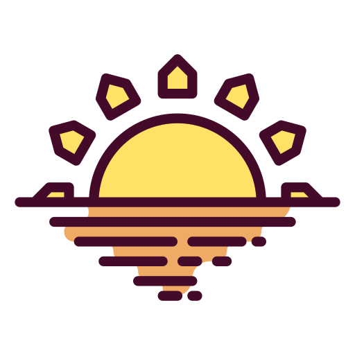 Sunset Generic color lineal-color icon