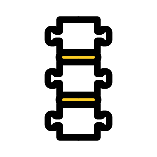 colonna vertebrale Generic color lineal-color icona