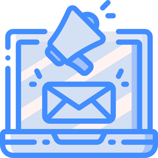 Email Basic Miscellany Blue icon