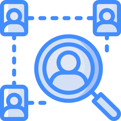 Connection Basic Miscellany Blue icon