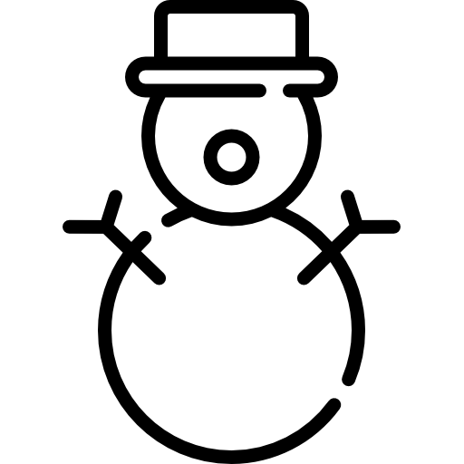 monigote de nieve Special Lineal icono