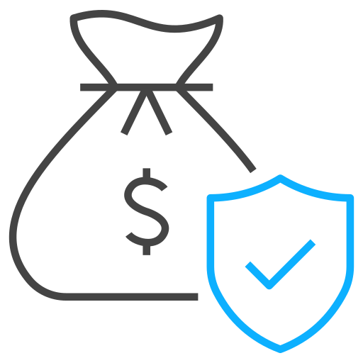 Money protection Generic color outline icon
