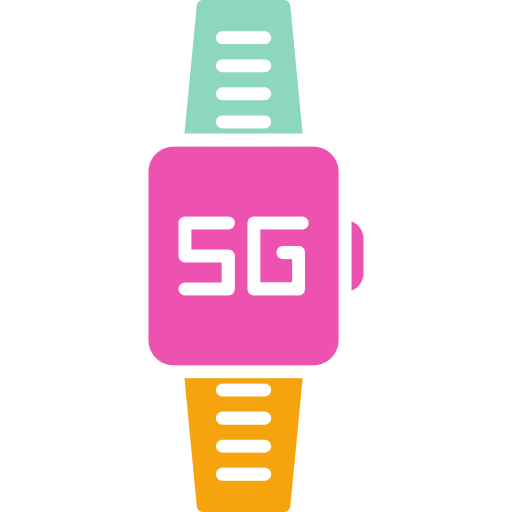 slimme horloge Generic color fill icoon