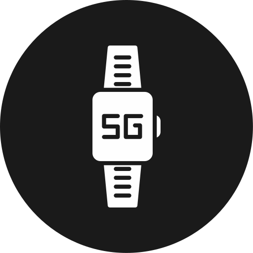 smartwatch Generic black fill icon