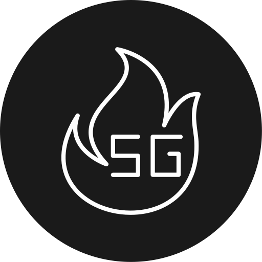 fuego Generic black fill icono