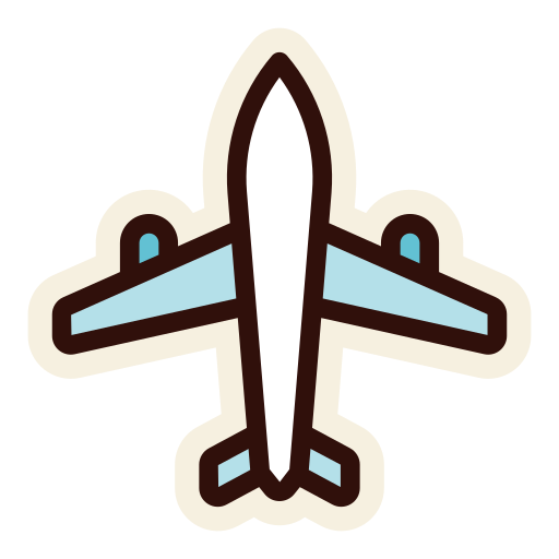Airplane Generic color lineal-color icon