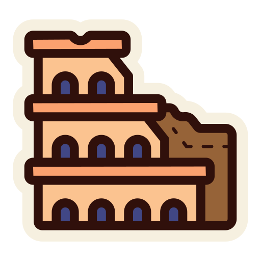 Colosseum Generic color lineal-color icon