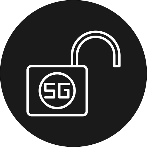 Unlock Generic black fill icon