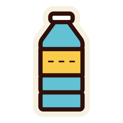 botella de agua Generic color lineal-color icono