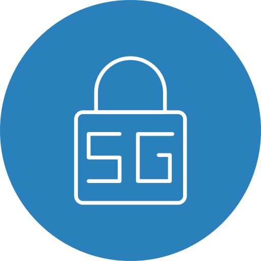 Secure Generic color fill icon