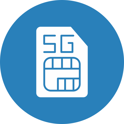 Sim card Generic color fill icon