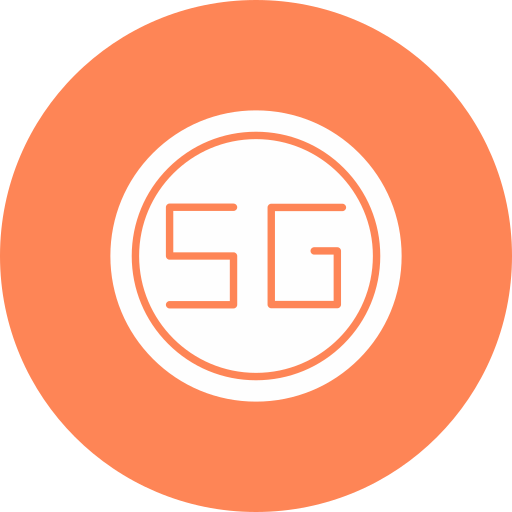 5g Generic color fill icono