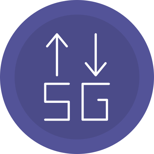 Bandwidth Generic color fill icon