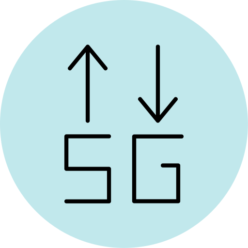 banda ancha Generic color lineal-color icono
