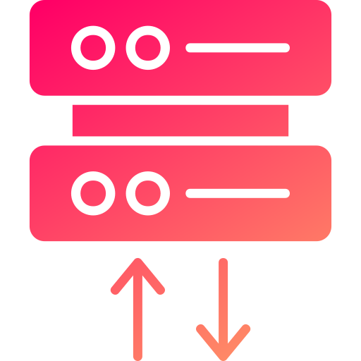 サーバ Generic gradient fill icon