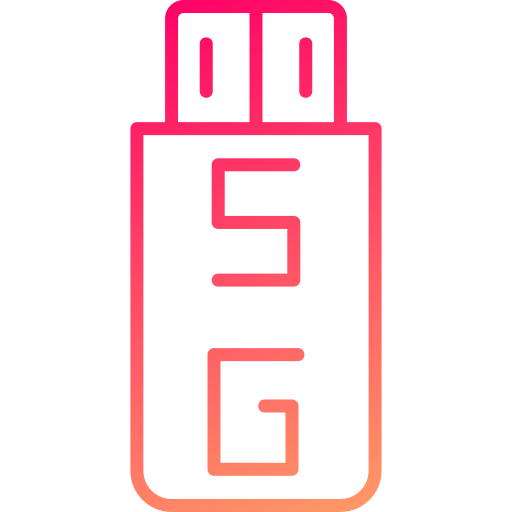 usb-stick Generic gradient outline icon