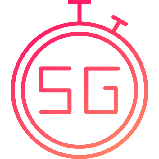 5g Generic gradient outline icon