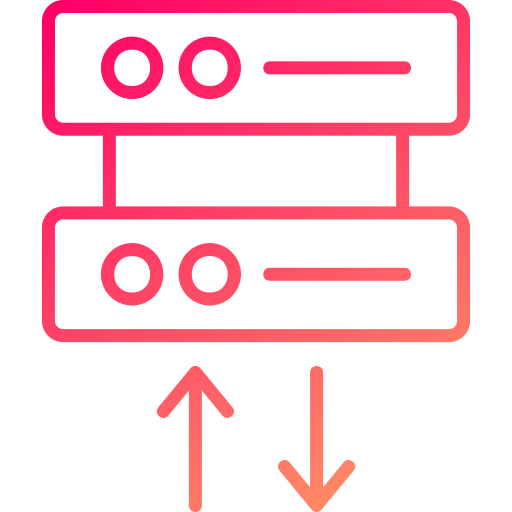 servidor Generic gradient outline icono