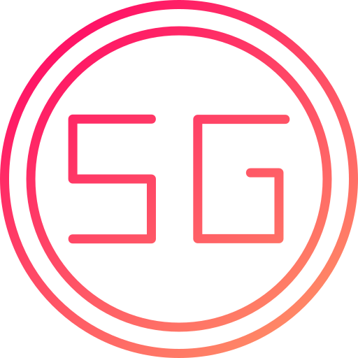 5g Generic gradient outline icoon