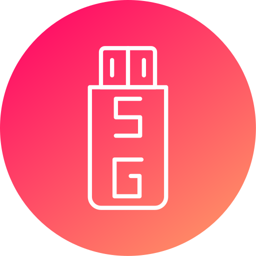usbフラッシュドライブ Generic gradient fill icon
