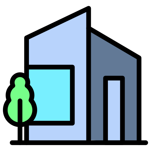 casa moderna Generic color lineal-color icono