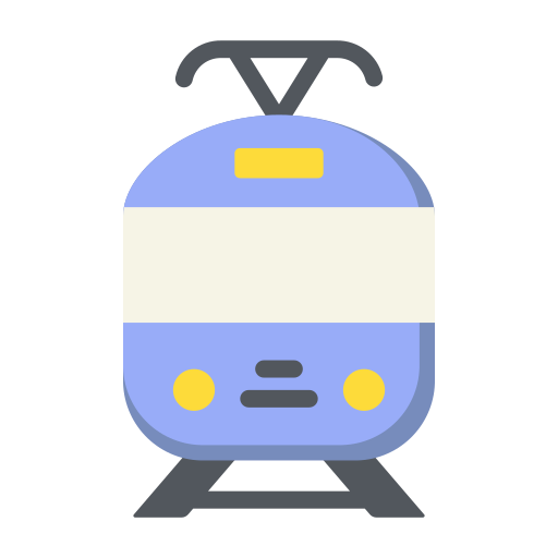 tram Generic color fill icona