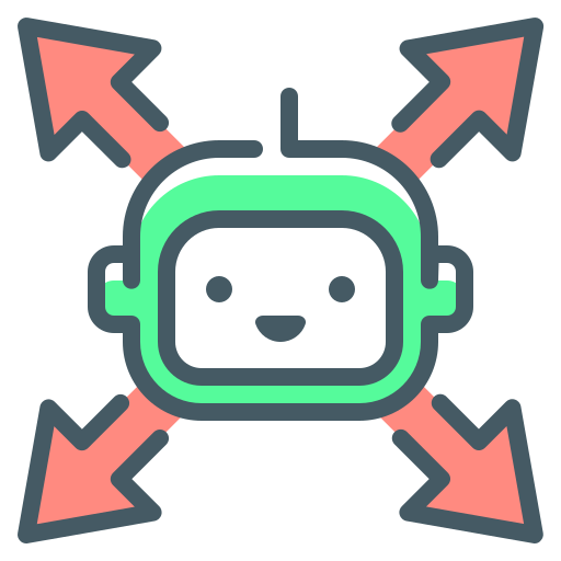 Bot Generic color lineal-color icon