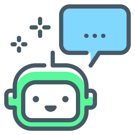 Chat bot Generic color lineal-color icon